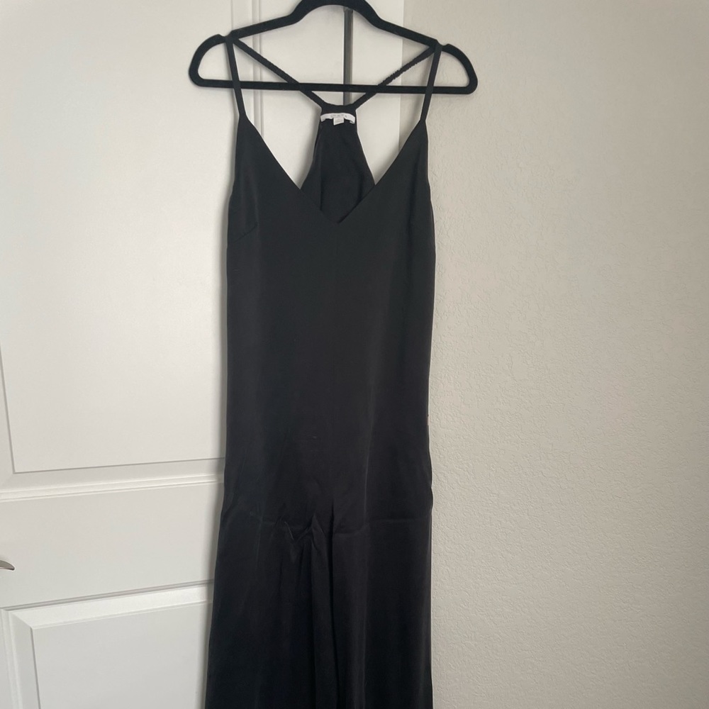 Washable Silk Elastic Strap Jumpsuit in Medium